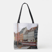 FARBHAFTE GEBÄUDE NEBEN DEM FLUSS TASCHE (Rückseite)