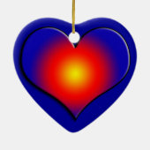 FARBHAFTE HERZEN KERAMIK ORNAMENT (Hinten)