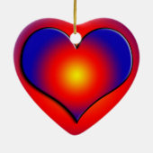 FARBHAFTE HERZEN KERAMIKORNAMENT (Hinten)