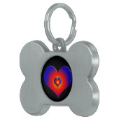 FARBHAFTE HERZEN, rot-blau-orange Tiermarke (Vorderseite rechts)