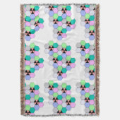 FARBHAFTE HEXAGON-FORMEN DECKE (Vorderseite Vertikal)