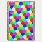 FARBHAFTE HEXAGONS DECKE (Vorderseite Vertikal)