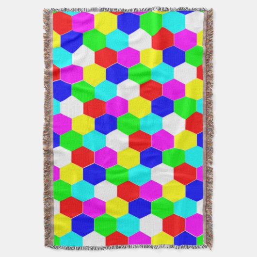 FARBHAFTE HEXAGONS DECKE (Vorderseite Vertikal)