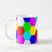 FARBHAFTE HEXAGONS KAFFEETASSE (Links)