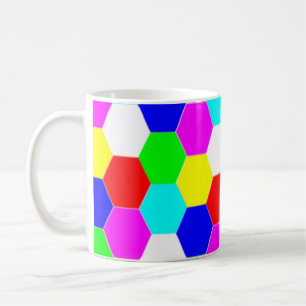 FARBHAFTE HEXAGONS KAFFEETASSE