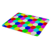 FARBHAFTE HEXAGONS SCHNEIDEBRETT (Ecke)