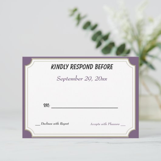 FARBHAFTE HOCHFLYING KITES UAWG RSVP KARTE (Stehend Vorderseite)