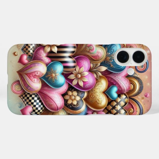 FARBHAFTE LIEBE Case-Mate iPhone HÜLLE (Rückseite (Horizontal))