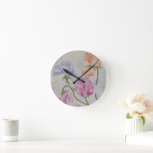 FARBHAFTE PLATTERBSEN RUNDE WANDUHR (Zuhause)