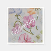 FARBHAFTE PLATTERBSEN SERVIETTE (Vorderseite)