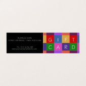 FARBHAFTE PLÄTZE - GESCHÄFTSGESCHÄFTSBESCHEINIGUNG VISITENKARTEN (Außenseite Aufgefaltet)