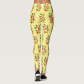 FARBHAFTE RAINBOW ART-BLÄTTER LEGGINGS (Rückseite)
