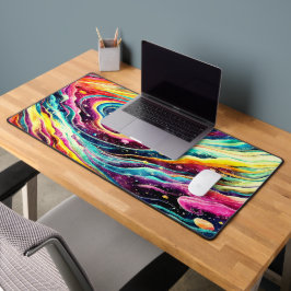 FARBHAFTE RETRO WASSERFARBE AUSSENRAUMENTWICKLUNG SCHREIBTISCHUNTERLAGE