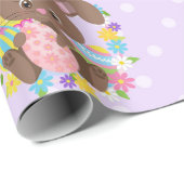 FARBHAFTE SCHOKOLADENBUNNEN UND EIER GESCHENKPAPIER (Rolleneckpunkt)