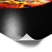 FARBHAFTE SKELETON HAPPY HALLOWEN FOTODRUCK (Ecke)