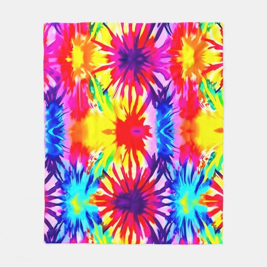 FARBHAFTE SPLASH-DESIGN MODERNE KRAWATTE DYE FLEECEDECKE (Vorderseite)