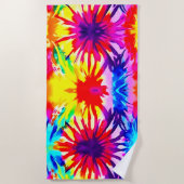FARBHAFTE SPLASH-DESIGN MODERNE KRAWATTE DYE STRANDTUCH (Vorderseite)