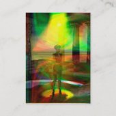 FARBHAFTE SPOTLIGHTS UND LANDSCHAFTLICHE LICHTSTRE VISITENKARTE (Rückseite)