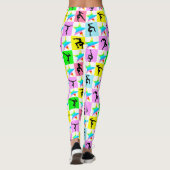 FARBHAFTE SUPER STAR GYMNASTICS LEGGINGS (Rückseite)