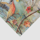 FARBHAFTE VÖGEL IN FLIGHT MIXED MEDIA DECOUPAGE SEIDENPAPIER (Ausschnitt)