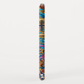 FARBHAFTE VÖGEL UND BLUE GEM MONOGRAM WIRBEL Case-Mate iPhone HÜLLE (Hinten/Rechts)