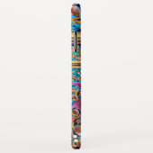 FARBHAFTE VÖGEL UND BLUE GEM MONOGRAM WIRBEL Case-Mate iPhone HÜLLE (Hinten/Rechts)