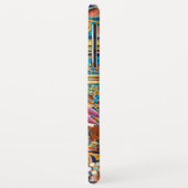 FARBHAFTE VÖGEL UND BLUE GEM MONOGRAM WIRBEL Case-Mate iPhone HÜLLE (Hinten/Links)