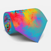 FARBHAFTE WEISSISCHE BLUME KRAWATTE (Gerollt)