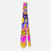 FARBHAFTE WEISSISCHE BLUME KRAWATTE (Vorderseite)