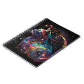 FARBHAFTE ZELLENKATZEN IM RAUM NOTIZBLOCK (Linke Seite)