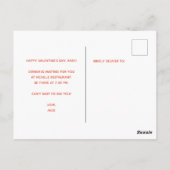 FARBHAFTER TAG POSTKARTE (Rückseite)