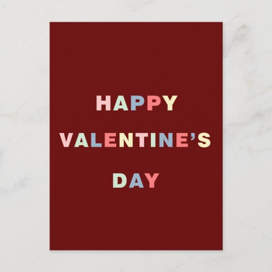 FARBHAFTER TAG POSTKARTE (Vorderseite)