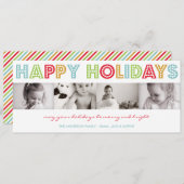 FARBHAFTER URLAUB | FERIENFOTOKARTE FEIERTAGSKARTE (Vorne/Hinten)