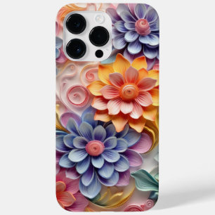 FARBHAFTES 3-D-QUILPAPIER BILDET EINEN BLICK AUF D Case-Mate iPhone 14 PRO MAX HÜLLE
