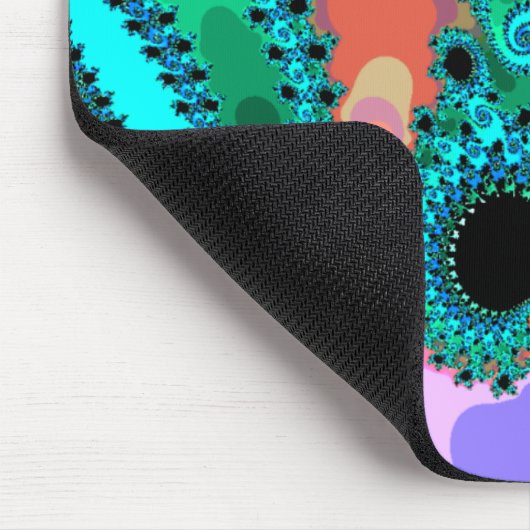 FARBHAFTES FRAKTAL ~ Mousepad (Ecke)