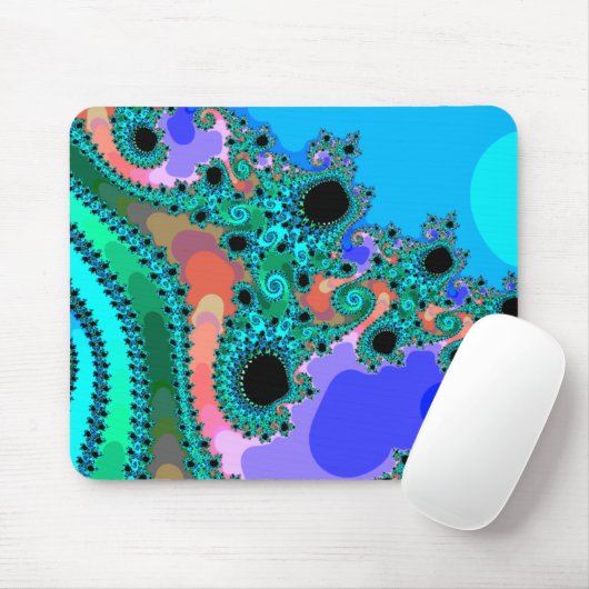 FARBHAFTES FRAKTAL ~ Mousepad (Mit Mouse)