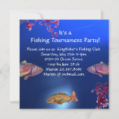 FARBHAFTES PARTY FÜR FANTASTISCHE SCHIENBOOTSCHUHE EINLADUNG (Rückseite)