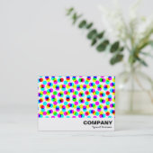 Farbhalftonmuster Visitenkarte (Stehend Vorderseite)