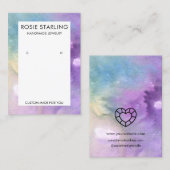 Farbhandgefertigte Schmucklogos, Anzeige B Visitenkarte (Vorne/Hinten)