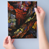 Farbharmonie Abstrakt Art Flyer (Hand)