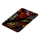 Farbharmonie Abstrakt Art Premium Magnet (Linke Seite)