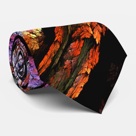 Farbharmonie Abstrakte Krawatte (Gerollt)