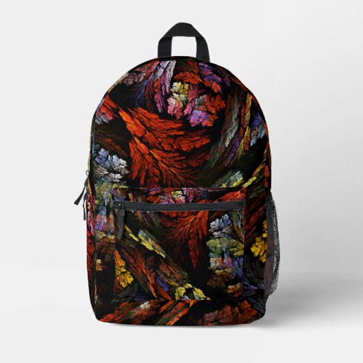 Farbharmonie Abstrakte Kunst Bedruckter Rucksack (Vorderseite)