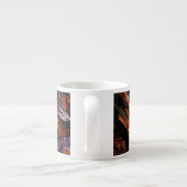 Farbharmonie Abstrakte Kunst Espresso Tasse (Rückseite)