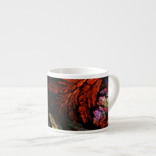 Farbharmonie Abstrakte Kunst Espresso Tasse