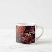 Farbharmonie Abstrakte Kunst Espresso Tasse (Rechts)