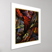 Farbharmonie Abstrakte Kunst Foliendrucke (Ablage )