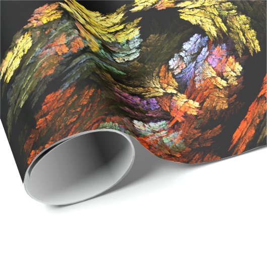 Farbharmonie Abstrakte Kunst Geschenkpapier (Rolleneckpunkt)