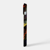 Farbharmonie Abstrakte Kunst iPhone 15 Hülle (Linke Seite)