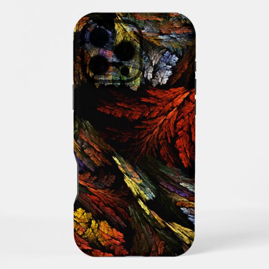 Farbharmonie Abstrakte Kunst iPhone Hülle (Rückseite)
